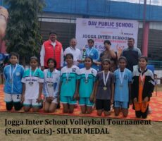 Jogga Inter School Volleyball Tournament(Senior Girls)-Silver Medal